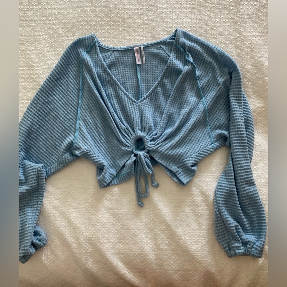 Cropped lounge top
